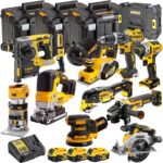 DEWALT 20V MAX XR Brushless 11 Tool Combo Kit with 3 x 5.0Ah Batteries, Charger & TSTAK Storage (DCKT4T11B3)