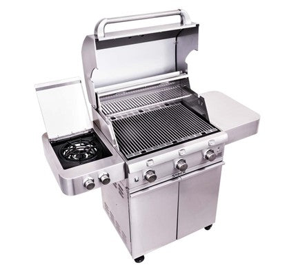 Saber Premium 3-Burner Infrared Gas Grill – Stainless Steel Propane BBQ Grill