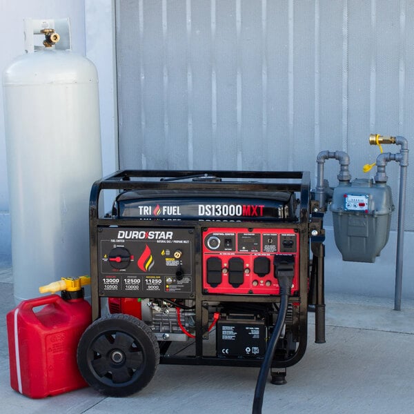 DuroStar DS13000MXT 13000W Tri Fuel Portable Generator – Gas, Propane & Natural Gas, Electric Start