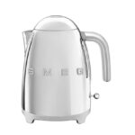 50's Retro Style Electric Water Kettle with Automatic Shutoff Polished Stainless Steel