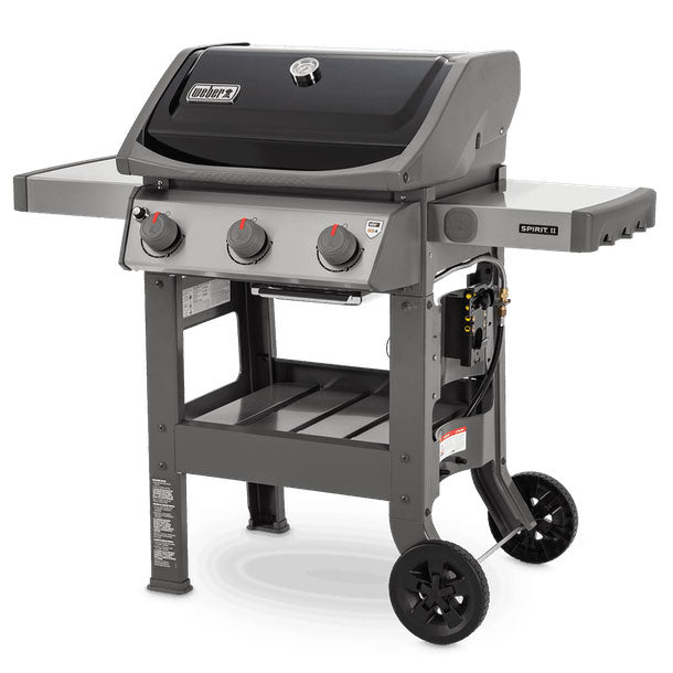 Weber Spirit II E-310 3-Burner Propane Gas Grill – Black BBQ Grill