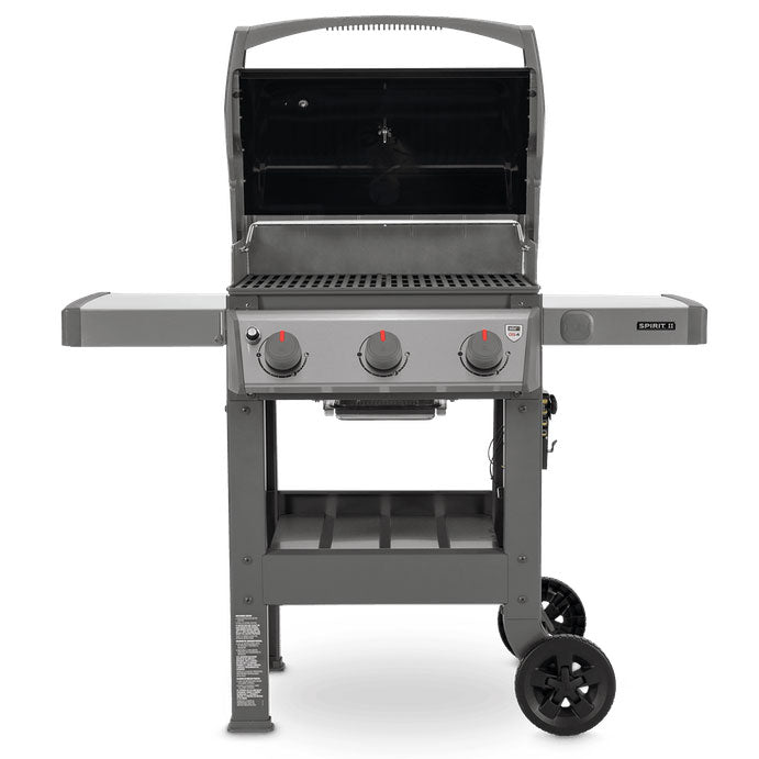 Weber Spirit II E-310 3-Burner Propane Gas Grill – Black BBQ Grill