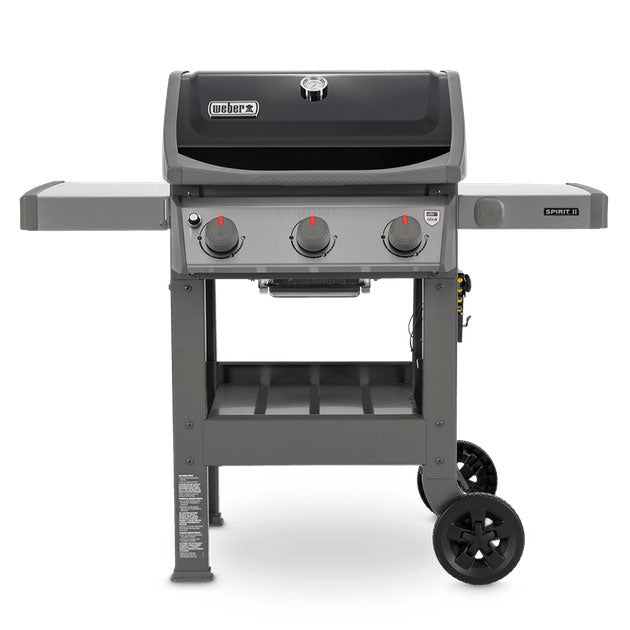 Weber Spirit II E-310 3-Burner Propane Gas Grill – Black BBQ Grill