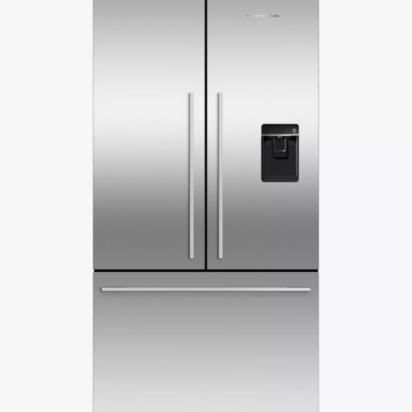 Fisher & Paykel 20 cu ft French Door Refrigerator – Freestanding Frost Free Fridge, Stainless Steel