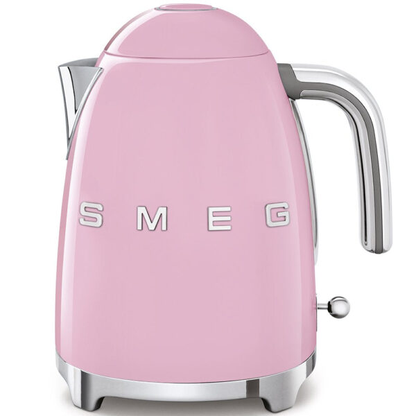 50's Retro Style Electric Water Kettle with Automatic Shutoff Pink
