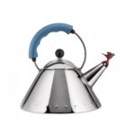 Kettle, 9'' H x 8.5'' W x 8.5'' D, Blue