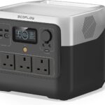 768Wh Portable Power Station 1600W Peak – LiFePO4 Solar Generator with 11 Outputs for Camping & RV