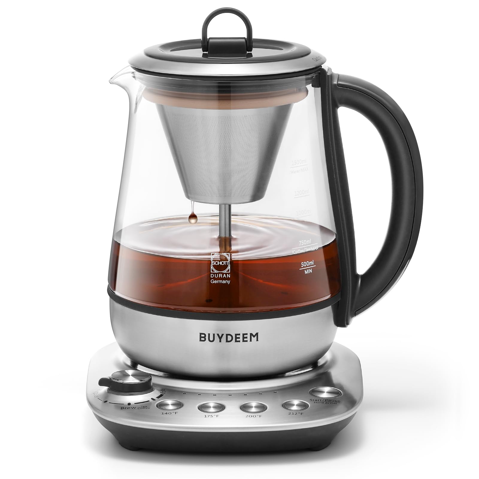 K176 Tea Maker, Multifunctional Stainless Steel Electric Kettle