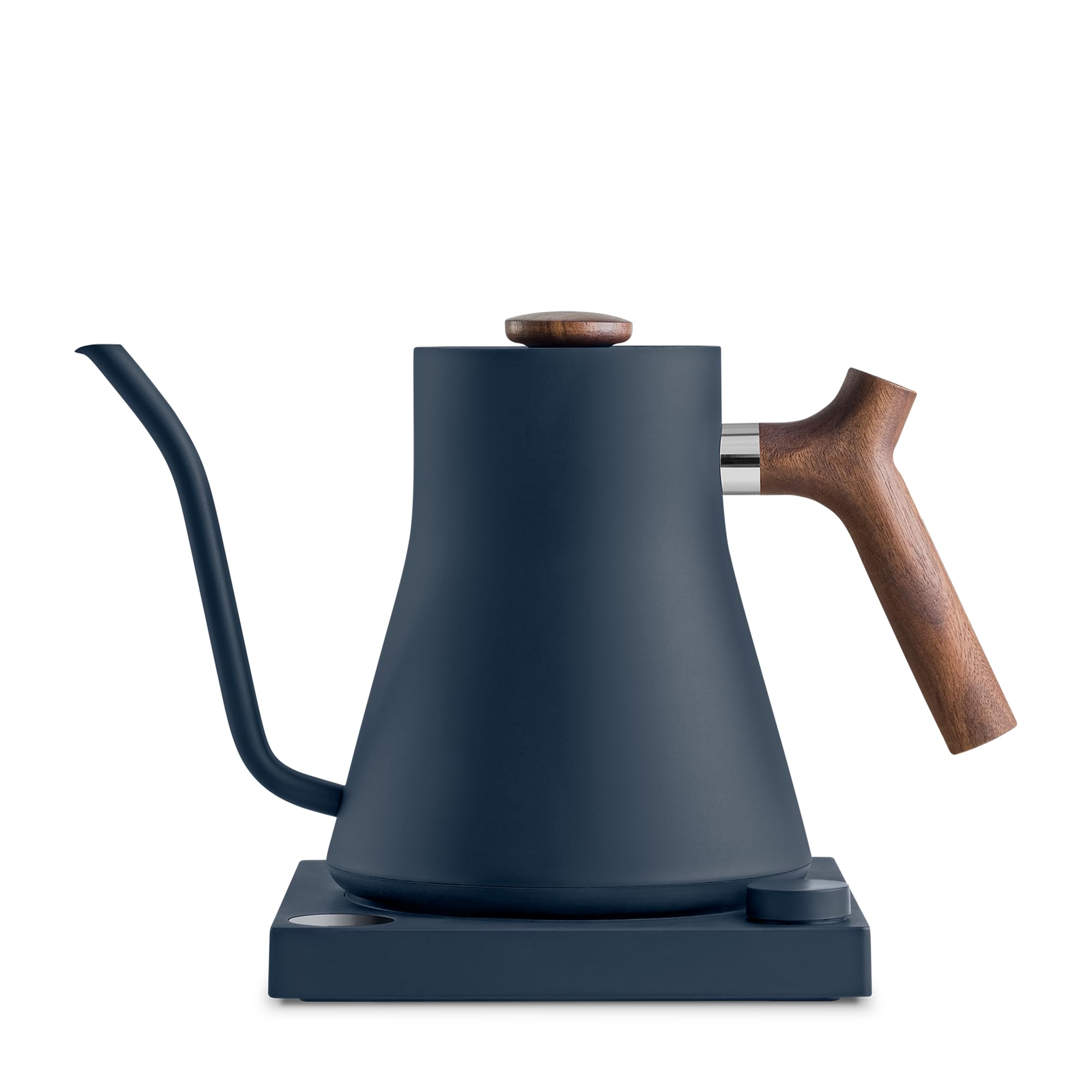 Stagg EKG Electric Gooseneck Kettle Stone Blue with Walnut Handle