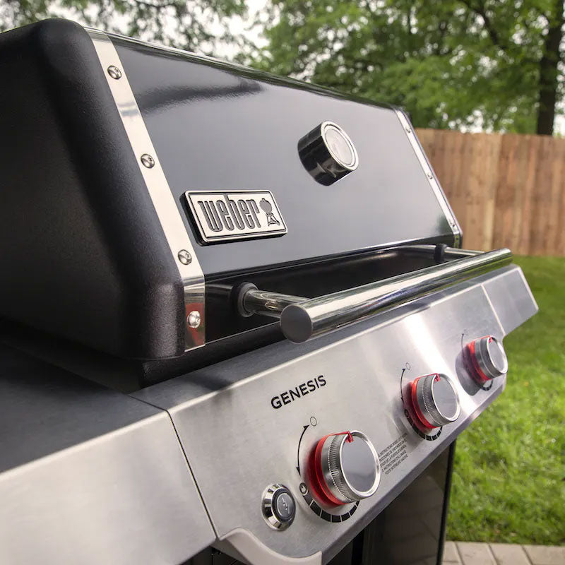 Weber Genesis E-315 3-Burner Propane Gas Grill – Black BBQ Grill