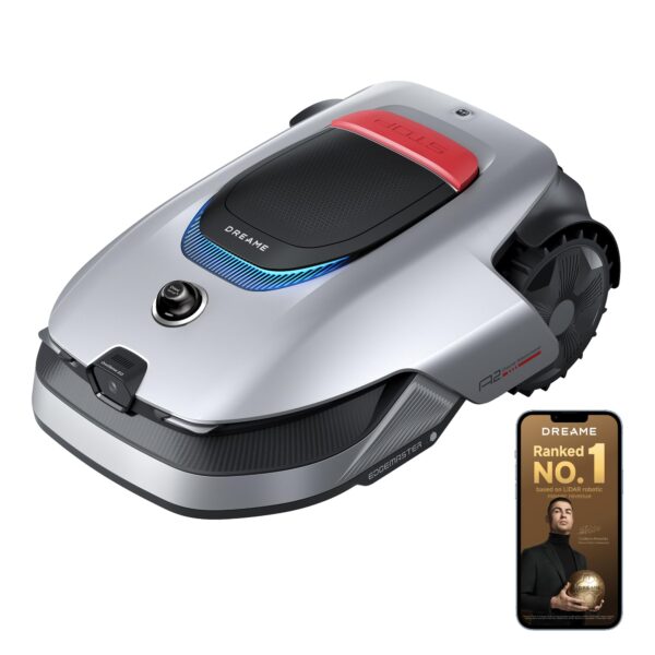 Dreame A2 1200 Robot Lawn Mower – Wire-Free, No RTK Needed, 3D LiDAR + AI Vision, for Lawns up to 0.3 Acre