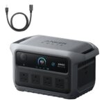 Anker SOLIX C2000 Gen 2 Portable Power Station 2048Wh 2400W – LiFePO4 Solar Generator with AC Charging Cable