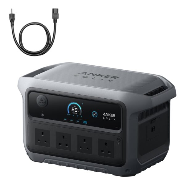 2048Wh 2400W Portable Power Station – Solar Generator for Home Backup, Camping & RV