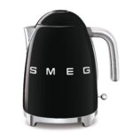 50's Retro Style Electric Water Kettle with Automatic Shutoff Black