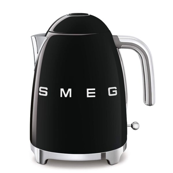 50's Retro Style Electric Water Kettle with Automatic Shutoff Black