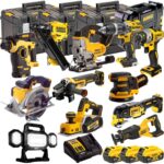 DEWALT 20V MAX XR 12 Tool Combo Kit with 3 x 5.0Ah Batteries & TSTAK Storage – Includes Framing Nailer (DCKT4T12AP4)