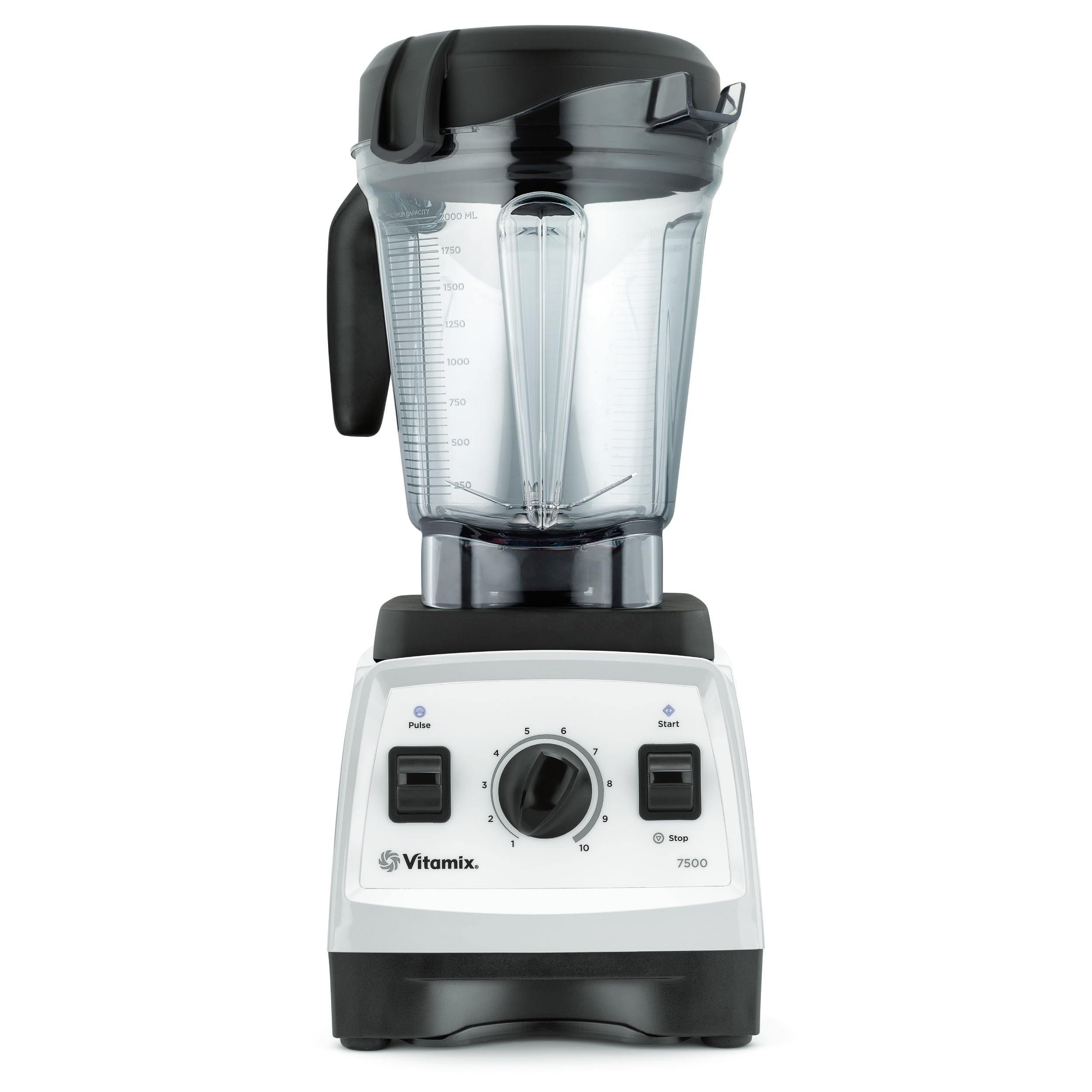 Blender, Professional-Grade, 64 oz. Low-Profile Container, White