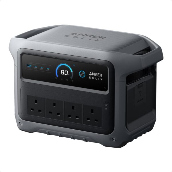 1024Wh 2000W Portable Power Station with UPS – Solar Generator Battery Backup for Home & Camping