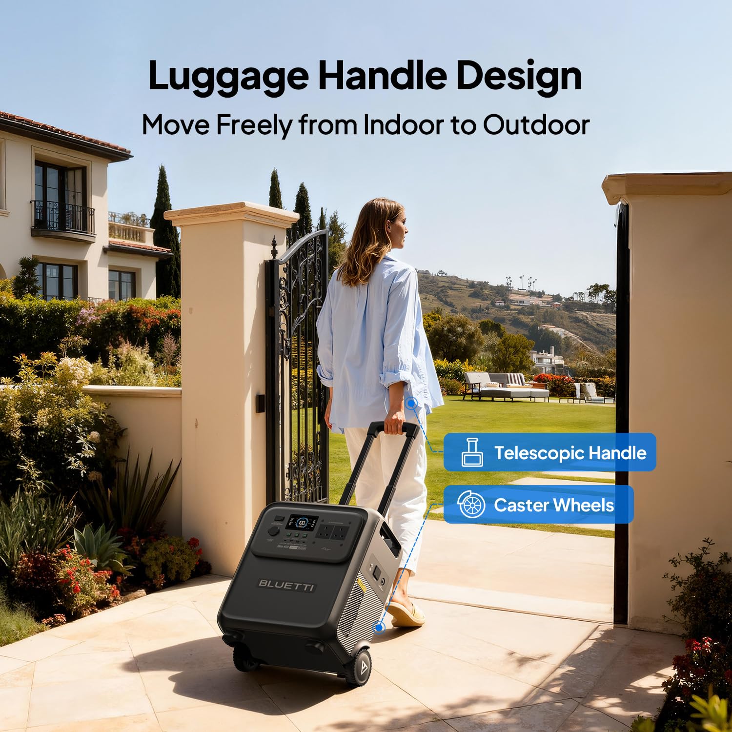 3840Wh Portable Power Station LiFePO4 – Solar Generator Battery Backup for Home, Camping & RV