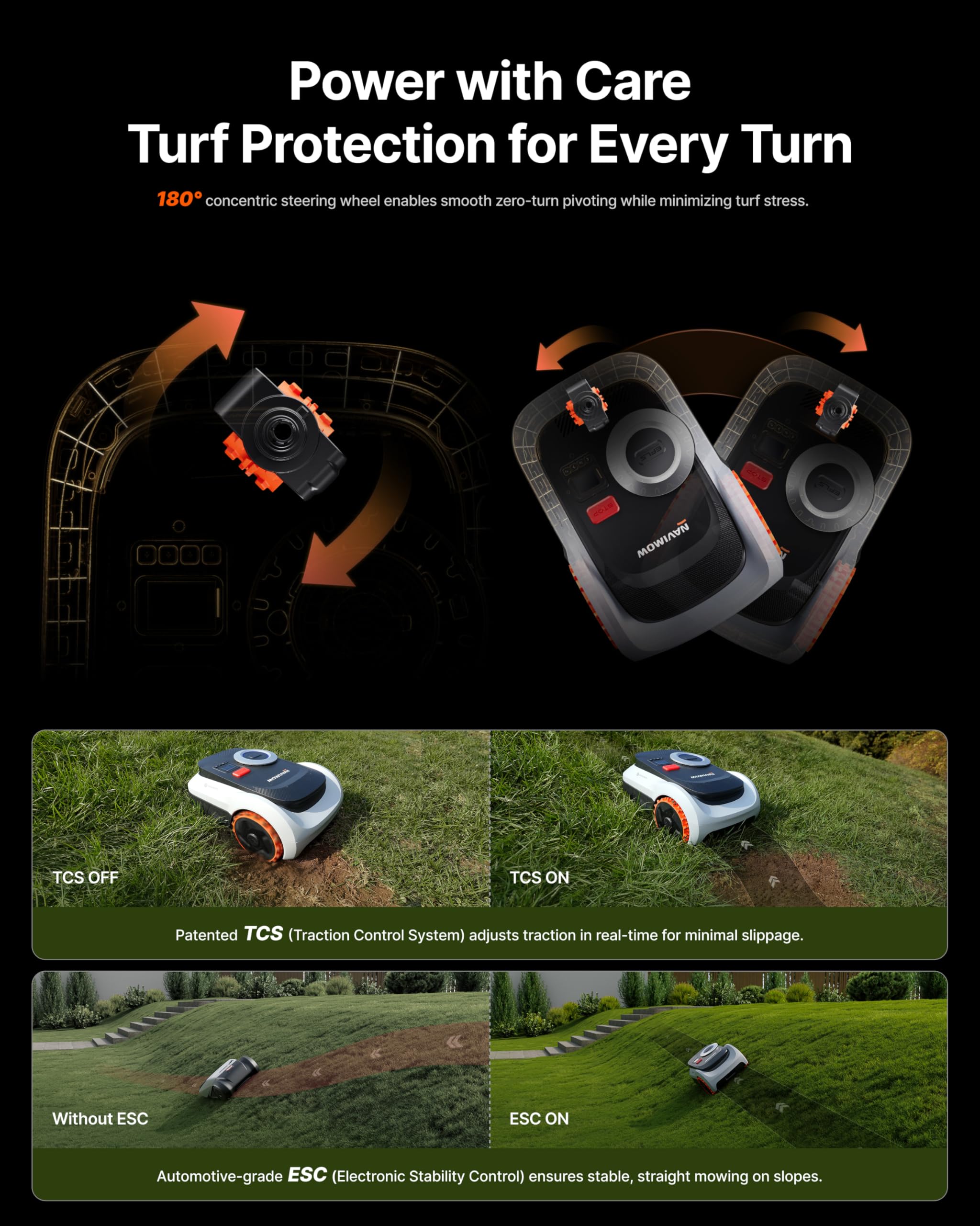 Segway Navimow i210 LiDAR Pro Robot Lawn Mower with Garage – Wire-Free LiDAR Mower for Lawns up to 0.25 Acre