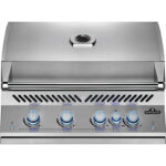 Napoleon Built-In 700 Series 32 in Stainless Steel Gas Grill Head with Infrared Rear Burner