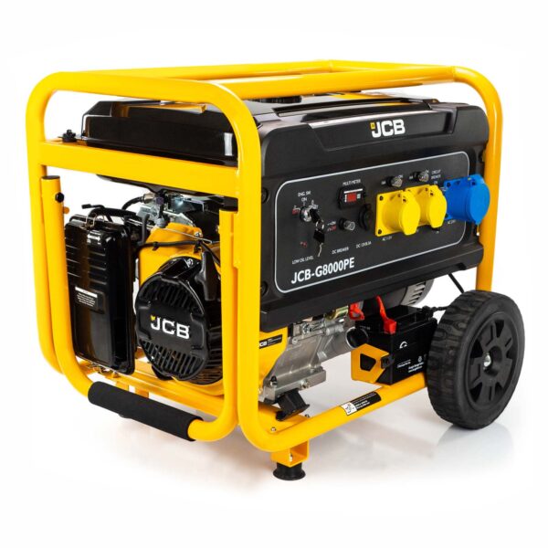 G8000PE 7900W Gas Jobsite Generator 457cc – 120V/240V Electric & Recoil Start Portable Generator