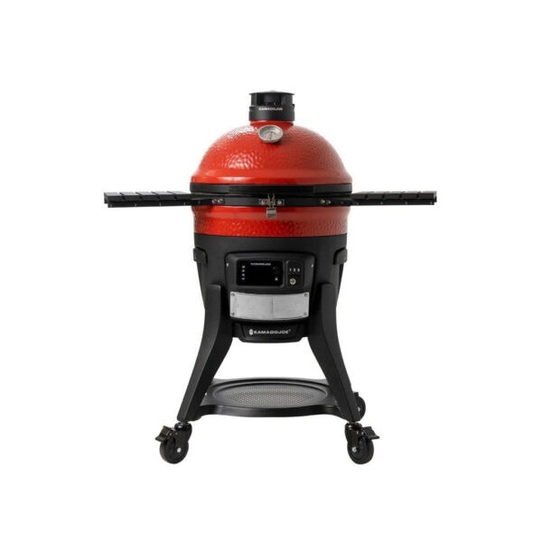 Kamado Joe Konnected Joe Digital Charcoal Grill & Smoker – 18 in Wi-Fi Kamado Grill with Auto Ignition