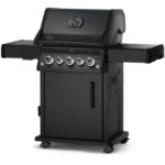 Napoleon Phantom Rogue SE 425 Propane Gas Grill – Matte Black 3-Burner Grill with Infrared Side Burner