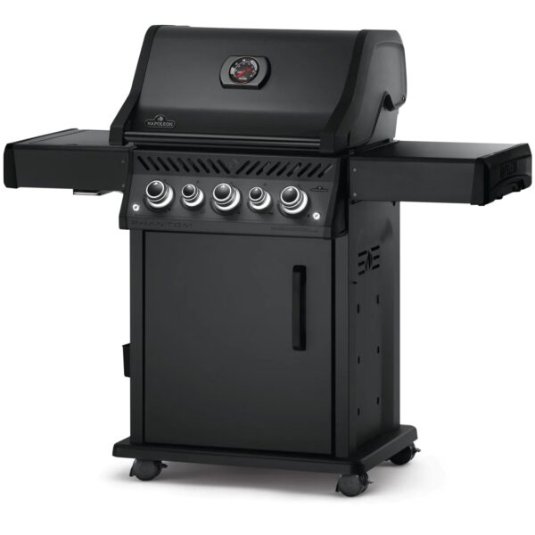 Napoleon Phantom Rogue SE 425 Propane Gas Grill – Matte Black 3-Burner Grill with Infrared Side Burner