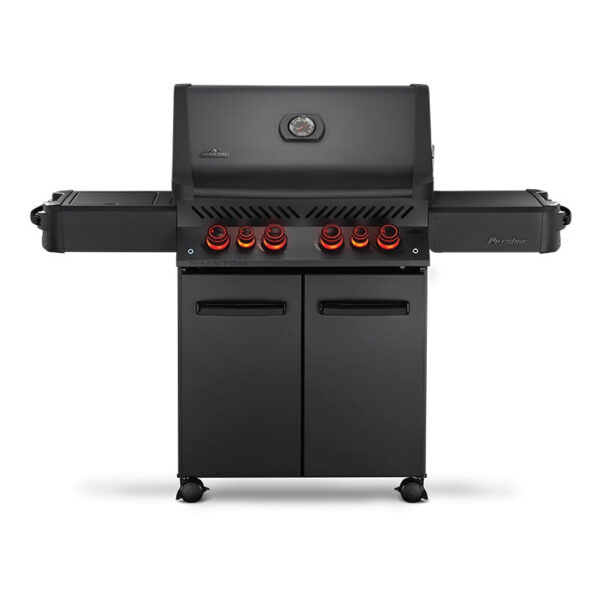 Napoleon Phantom Prestige 500 RSIB Gas Grill β Matte Black Grill with Infrared Rear & Side Burners