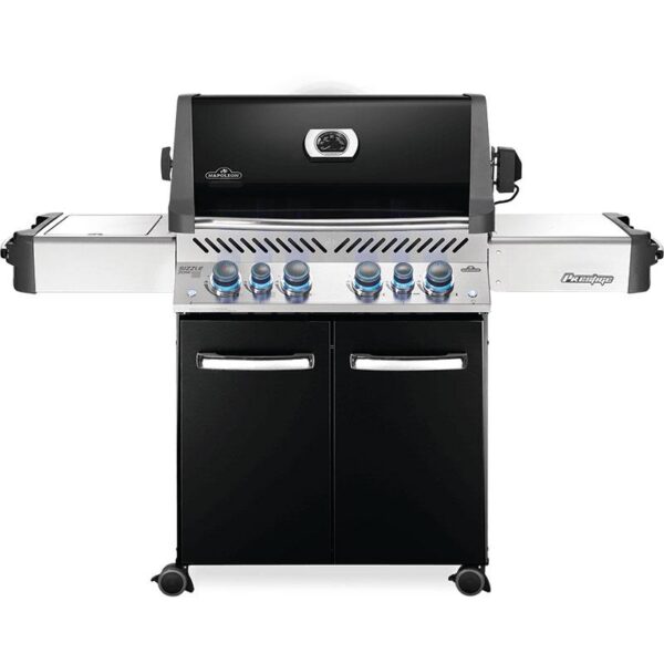 Napoleon Prestige 500 RSIB Natural Gas Grill with Infrared Rear & Side Burners – Black