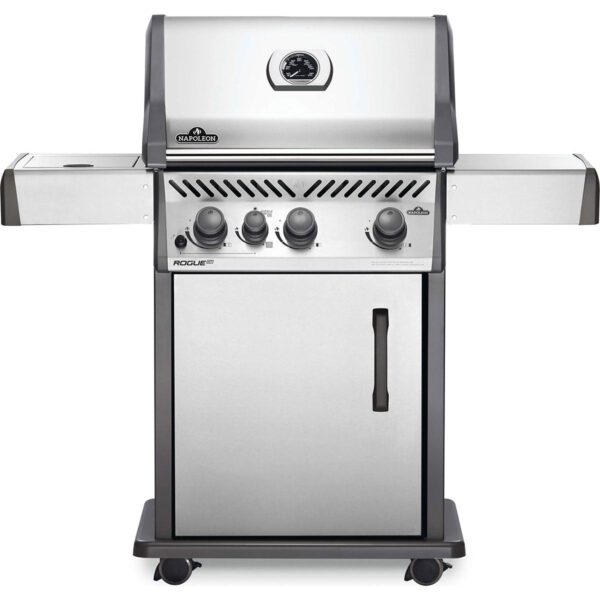 Napoleon Rogue XT 425 Propane Gas Grill – 3-Burner BBQ Grill, Stainless Steel