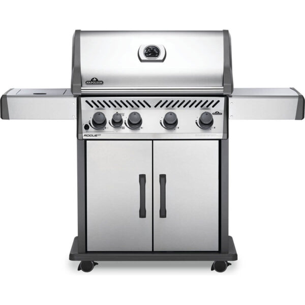 Napoleon Rogue XT 525 Propane Gas Grill – 4-Burner BBQ Grill, Stainless Steel