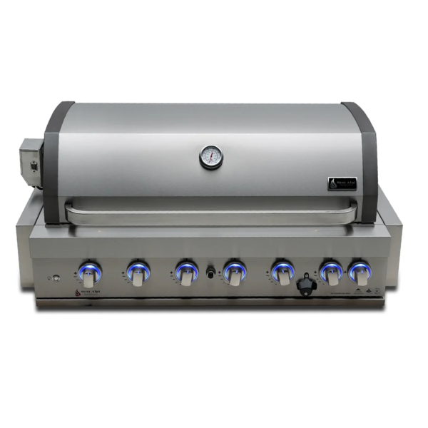 Mont Alpi 805 Built-In Gas Grill – 6-Burner Stainless Steel Outdoor Kitchen BBQ Grill (MABi805)
