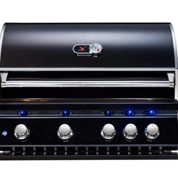 Whistler Built-In 4 Burner Gas Grill – 304 Stainless Steel BBQ Grill with Rotisserie Kit & Cover