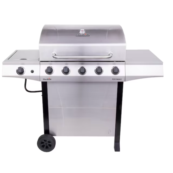 Char-Broil Performance Series 5-Burner Propane Gas Grill – Silver