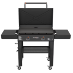 Blackstone Culinary Omnivore 30 in Propane Griddle with Hood – 2-Burner Flat Top Grill