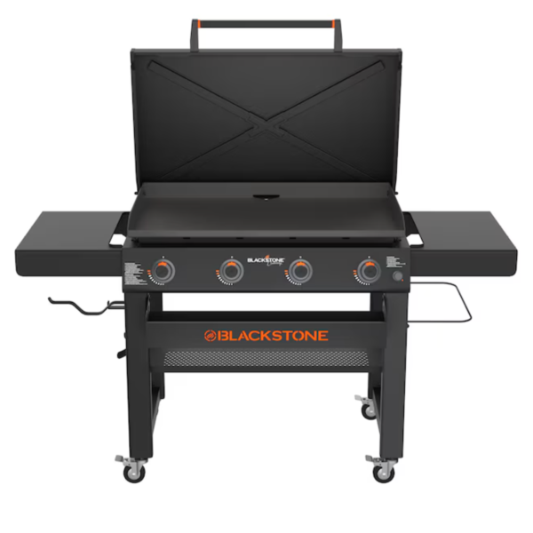 Blackstone Culinary Omnivore 36 in Propane Griddle with Hood – 4-Burner Flat Top Grill