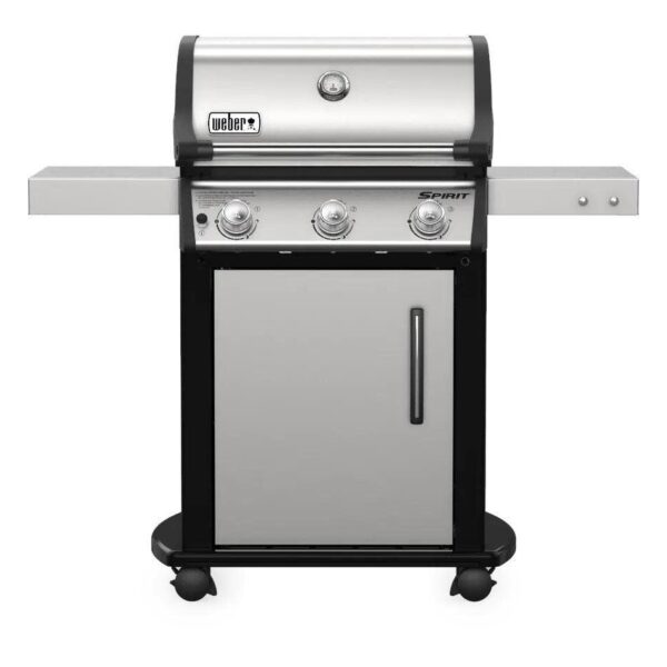 Weber Spirit S-315 3-Burner Propane Gas Grill – Stainless Steel BBQ Grill