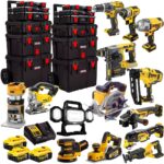 DEWALT 20V MAX XR 14 Tool Combo Kit with 3 x 5.0Ah Batteries & Rolling Toolbox – Cordless Power Tool Set