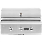 Coyote C-Series 34 in Built-In Gas Grill – 4-Burner Stainless Steel Outdoor Kitchen Grill