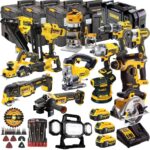 DEWALT 20V MAX XR 15 Tool Combo Kit with 3 x 5.0Ah Batteries, Accessories & ToughSystem Cases (DCKT4T15B4A)