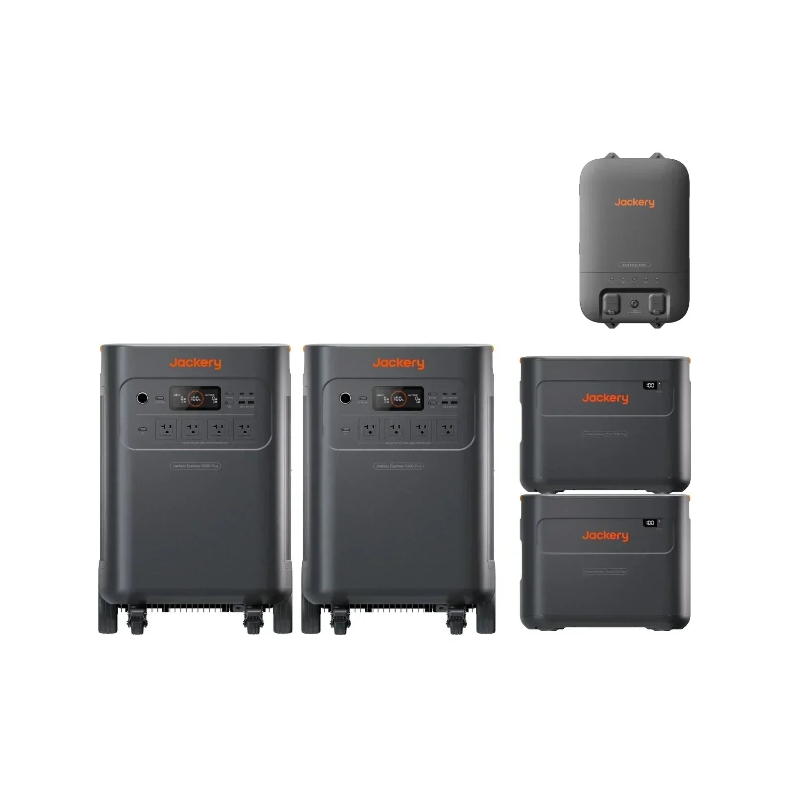 Jackery Explorer 5000 Plus Solar Generator 5040Wh – Whole Home Backup Power Station, 120V/240V, Expandable