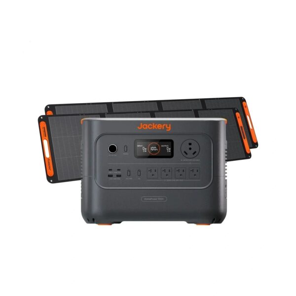 Jackery HomePower 3000 Solar Generator 3072Wh 3600W – Home Backup Portable Power Station with Solar Panels