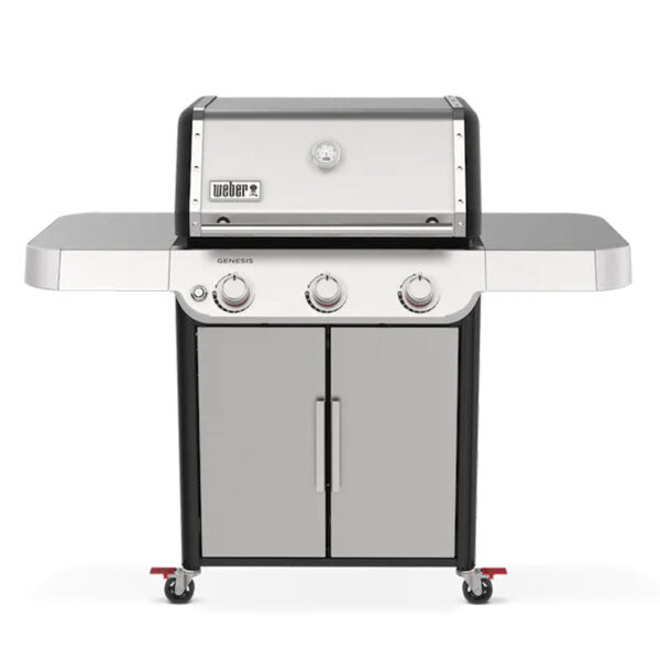 Weber Genesis S-315 3-Burner Propane Gas Grill – Stainless Steel BBQ Grill