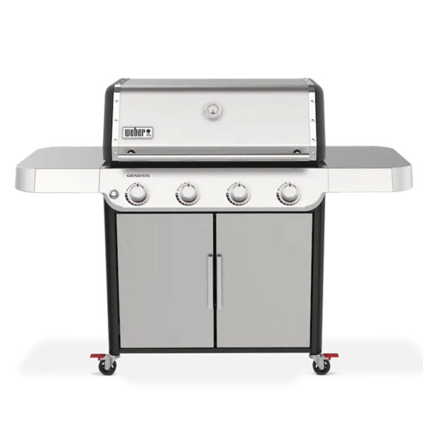Weber Genesis S-415 4-Burner Propane Gas Grill – Stainless Steel BBQ Grill